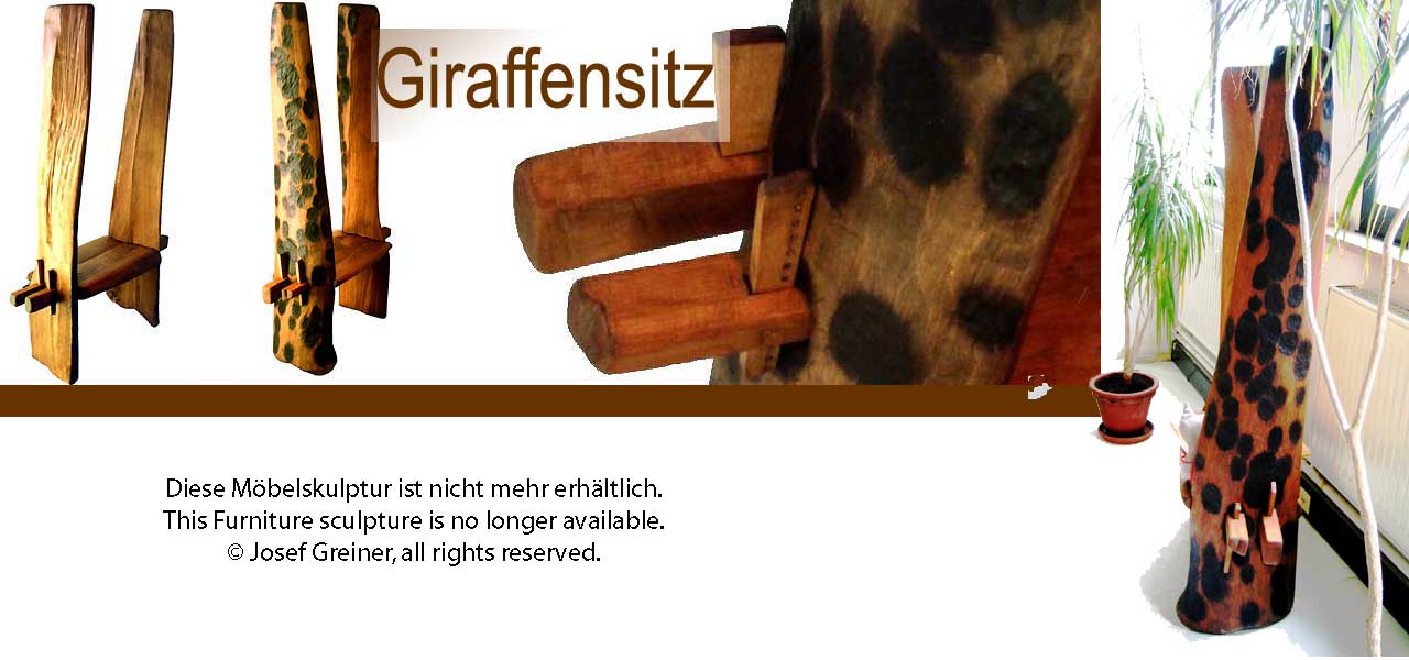 Giraffensitz von Josef Greiner